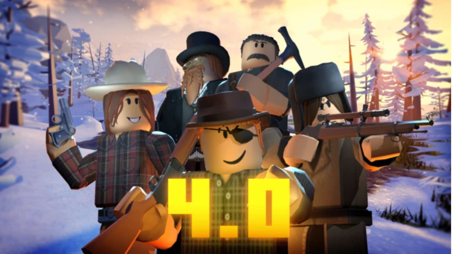 The Wild West 4.0 official cover art (Image via Roblox)